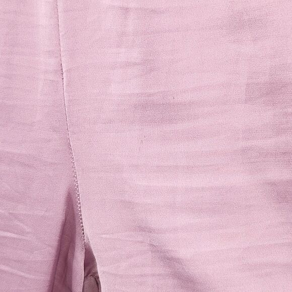 Juicy Couture Satin Pajamas Pants Womens XL Rhinestone Bling Y2K Retro Pastel - Picture 3 of 9